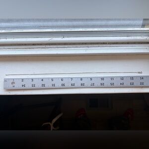 14 K white gold box chain necklace